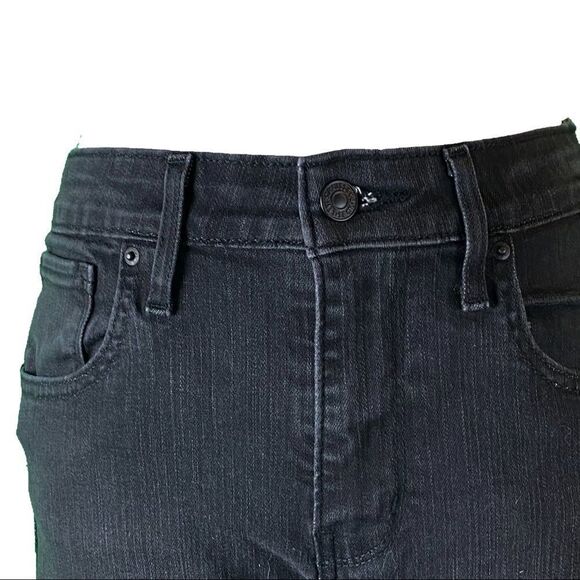 Levi’s 701 High Rise Skinny size 30 color- black sequin side stripe - Picture 2 of 11